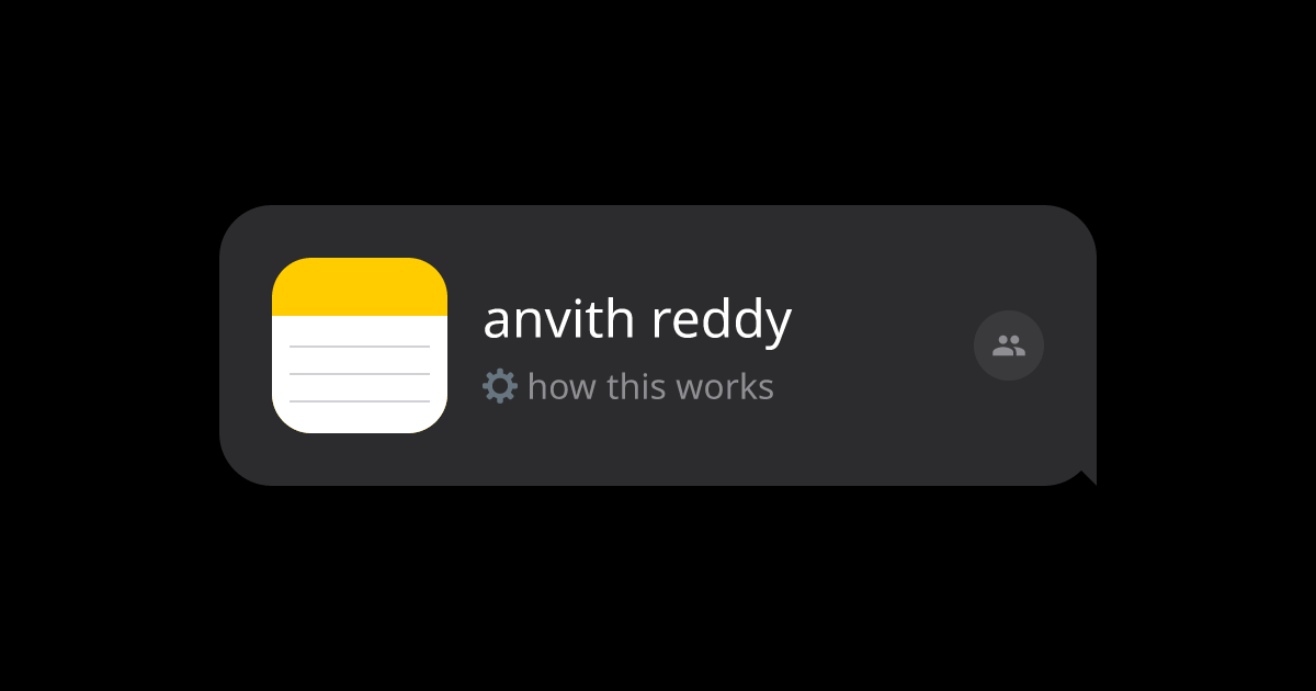 anvith reddy | how this works
